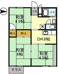 ハイツ福田の物件間取画像